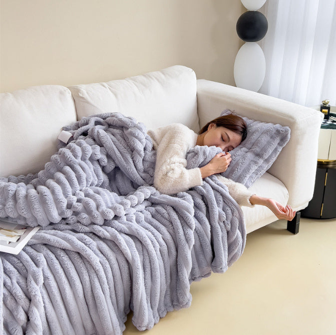 Luxury Double-Sided Plush Blanket – Ultra Soft & Cosy Throw